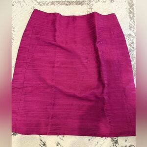 Ann Taylor Fuchsia Pencil Skirt